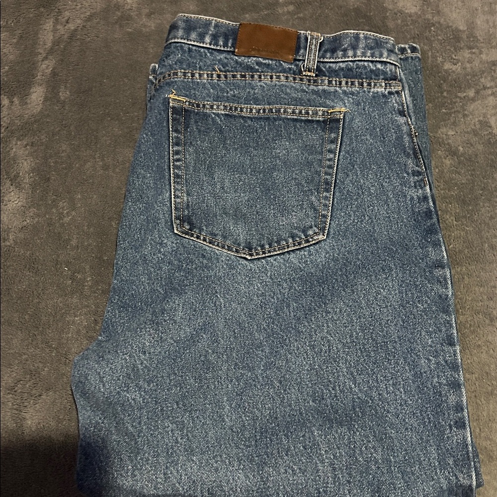 Men's Blue Denim Straight Jeans